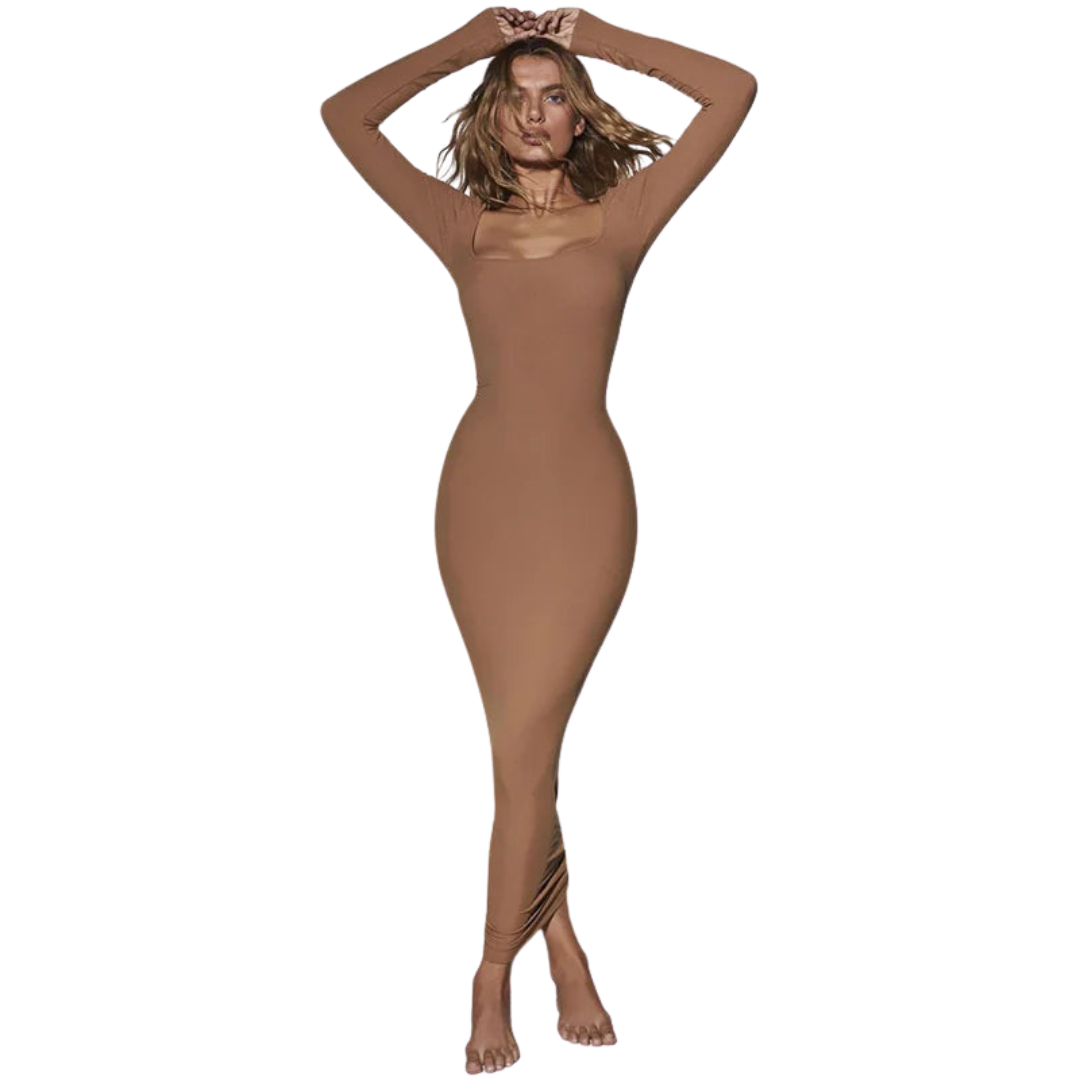 Long Sleeve Slim Dress