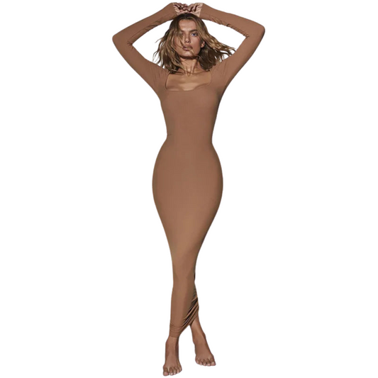 Long Sleeve Slim Dress
