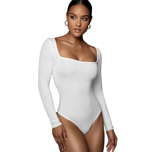 Long Sleeve Velvet Bodysuit