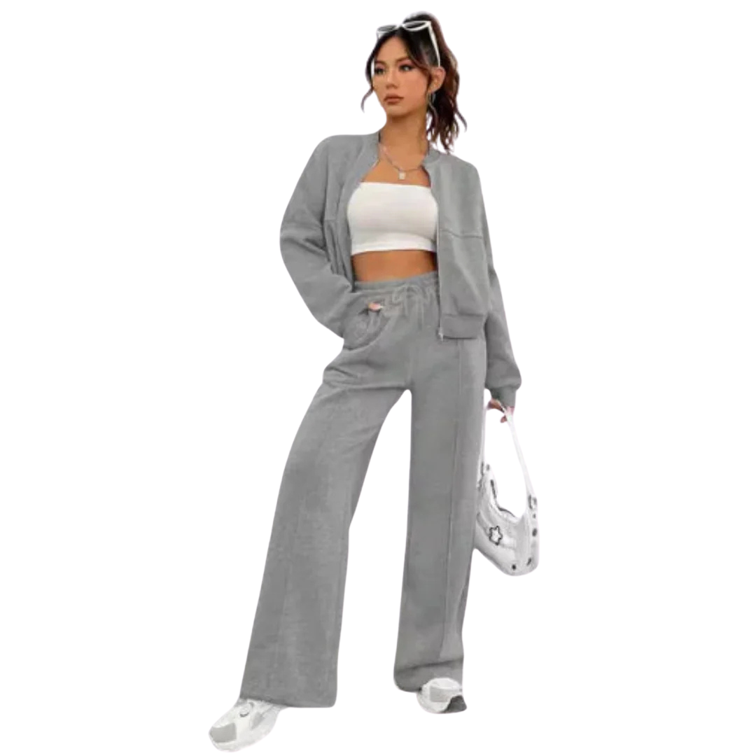 Zipper Slim Fit Track Suit