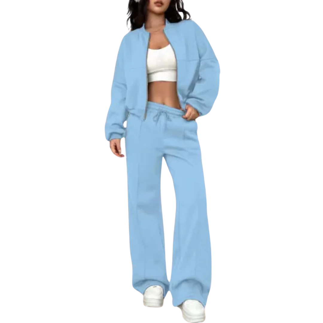 Zipper Slim Fit Track Suit