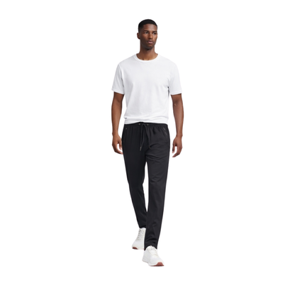 Men's Relaxed Fit Stretch Trousers Black