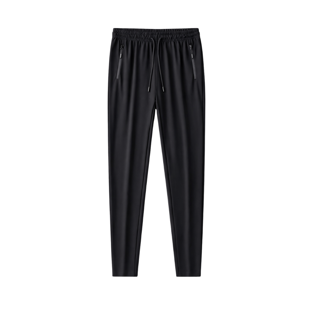 Relaxed Fit Stretch Trousers black