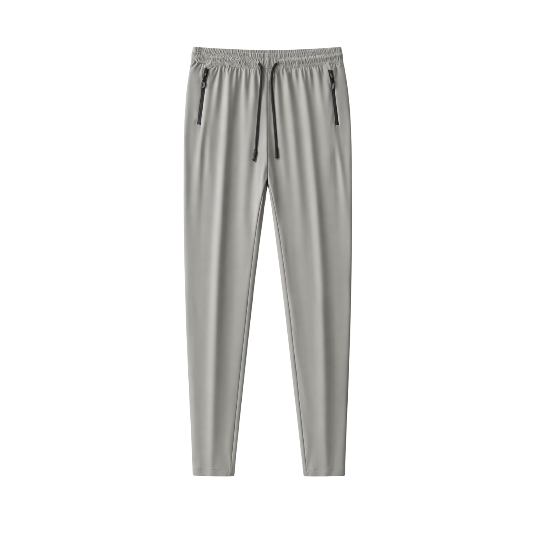 Relaxed Fit Stretch Trousers grey