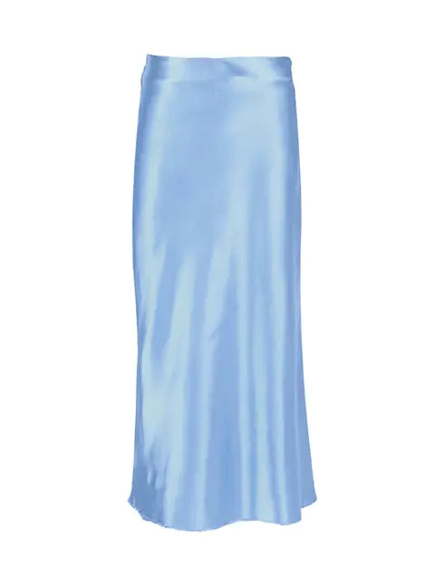 Silk Long Skirt