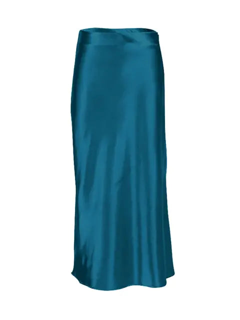 Silk Long Skirt