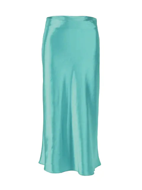 Silk Long Skirt