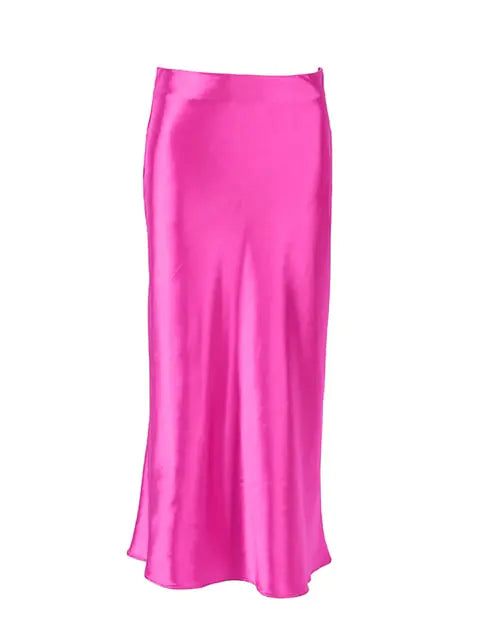 Silk Long Skirt